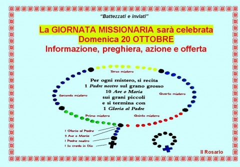 Ottobre Mariano e Missionario-speciale: "battezzati E inviati" - Fate discepoli tutti i popoli