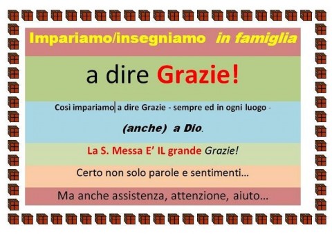 Domenica 13 ottobre 2019 - XXVIII T.O./C - Fate discepoli tutti i popoli