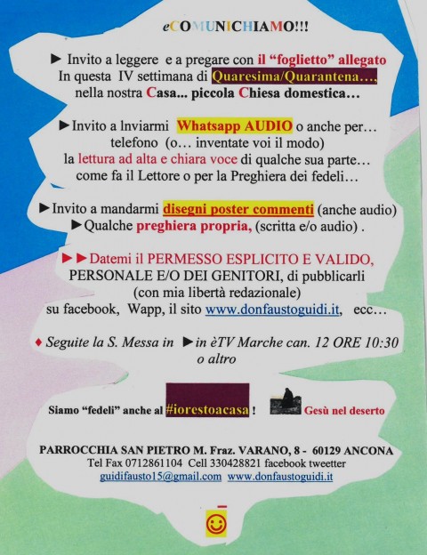 Svegliamoci e non sprechiamo anche questo EVENTO... - Fate discepoli tutti i popoli