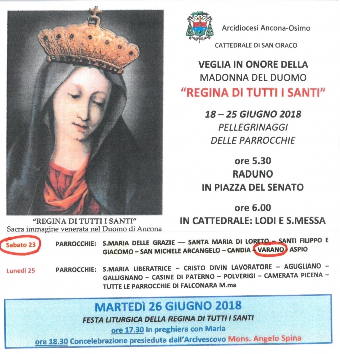 Veglia alla Madonna del Duomo (Se sei di Ancona..) - Fate discepoli tutti i popoli